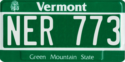 VT license plate NER773