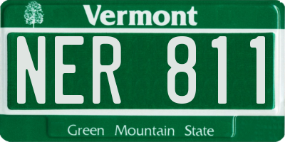 VT license plate NER811