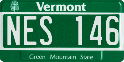 VT license plate NES146
