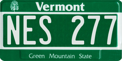 VT license plate NES277
