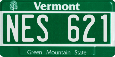 VT license plate NES621