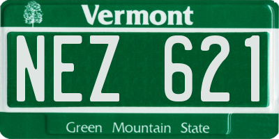 VT license plate NEZ621