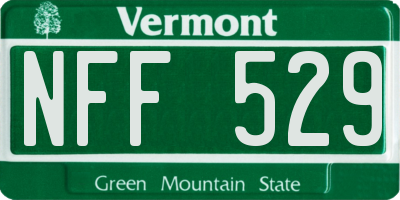 VT license plate NFF529