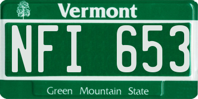 VT license plate NFI653