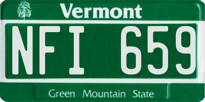 VT license plate NFI659