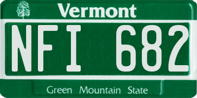 VT license plate NFI682