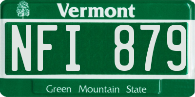 VT license plate NFI879
