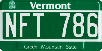 VT license plate NFT786