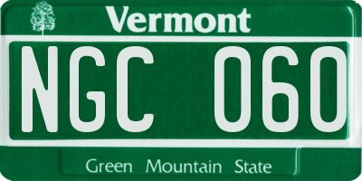 VT license plate NGC060