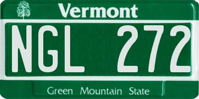VT license plate NGL272