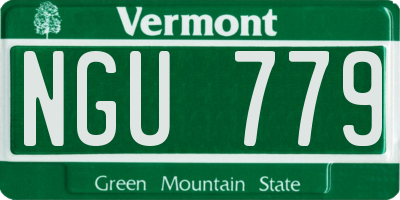 VT license plate NGU779