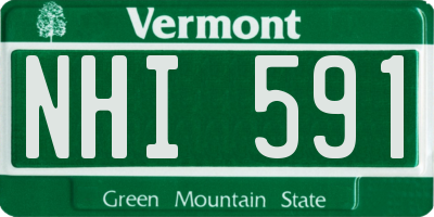 VT license plate NHI591