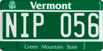 VT license plate NIP056