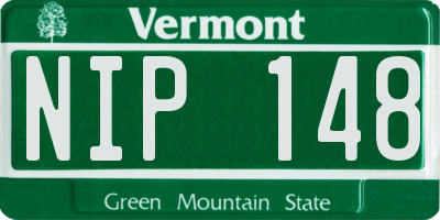 VT license plate NIP148