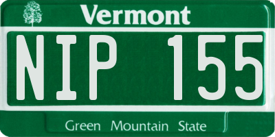 VT license plate NIP155
