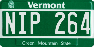 VT license plate NIP264