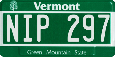 VT license plate NIP297