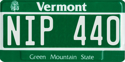VT license plate NIP440
