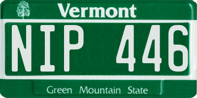 VT license plate NIP446