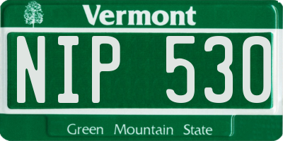VT license plate NIP530