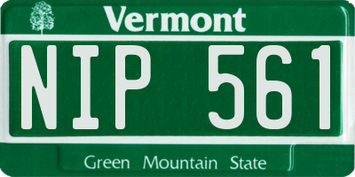 VT license plate NIP561