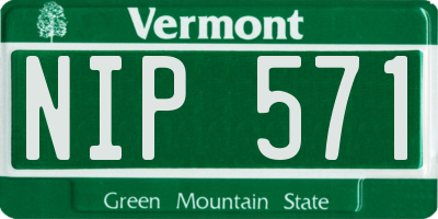 VT license plate NIP571