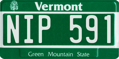VT license plate NIP591