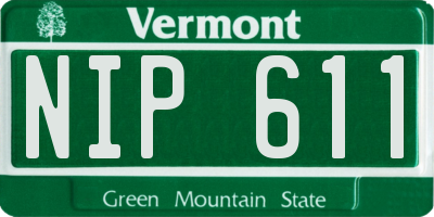 VT license plate NIP611