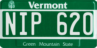 VT license plate NIP620