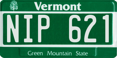 VT license plate NIP621