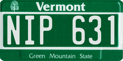 VT license plate NIP631