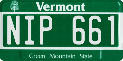 VT license plate NIP661
