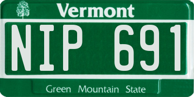 VT license plate NIP691