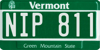 VT license plate NIP811