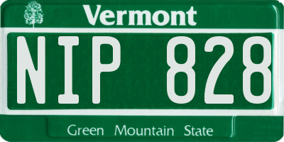 VT license plate NIP828