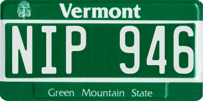 VT license plate NIP946