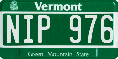 VT license plate NIP976