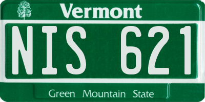 VT license plate NIS621