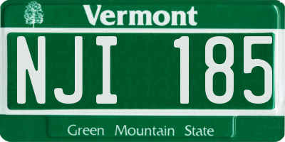 VT license plate NJI185