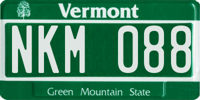 VT license plate NKM088
