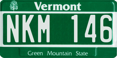 VT license plate NKM146
