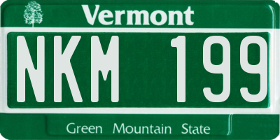 VT license plate NKM199