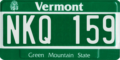 VT license plate NKQ159