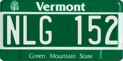 VT license plate NLG152
