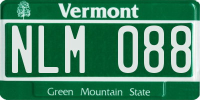 VT license plate NLM088