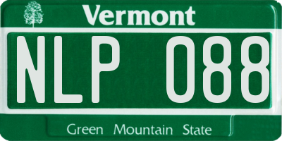VT license plate NLP088