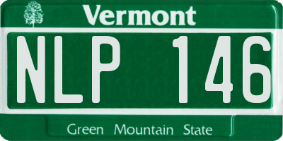 VT license plate NLP146