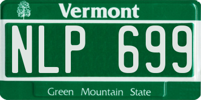 VT license plate NLP699