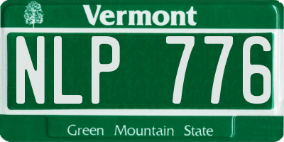 VT license plate NLP776