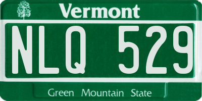 VT license plate NLQ529